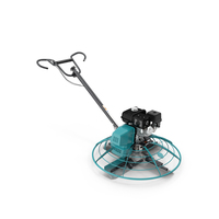 Blue Gasoline Power Trowel PNG & PSD Images
