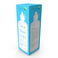 Contact Lens Fluid Packaging Clear Eyes PNG & PSD Images