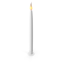 Electric Taper Long Candle PNG & PSD Images