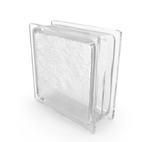 Ice Pattern Glass Block PNG & PSD Images