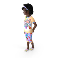 Home Style Black Girl Child Standing PNG & PSD Images