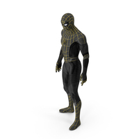 Spiderman Black Suit Standing Pose PNG & PSD Images