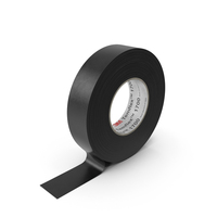 Temflex 1700 3M Vinyl Electrical Tape Black PNG & PSD Images