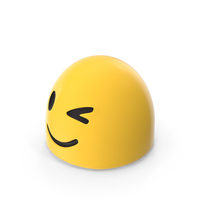 Winking Face Android Emoji PNG & PSD Images