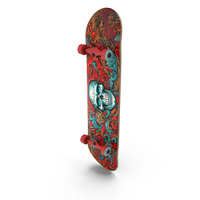 Skateboard Skull Vertical PNG & PSD Images