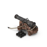 Old Ship Cannon PNG & PSD Images