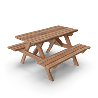 Picnic Table Light Brown PNG & PSD Images