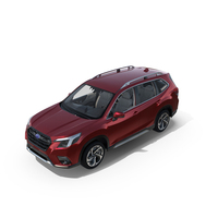 Subaru Forester 2022 Red PNG & PSD Images