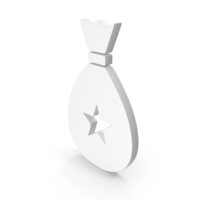 Bag Money Icon White PNG & PSD Images