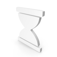 Hourglass Icon White PNG & PSD Images