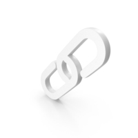 Insert Link Icon White PNG & PSD Images