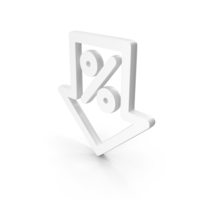 Low Cost Icon White PNG & PSD Images