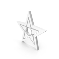 Star Icon White PNG & PSD Images