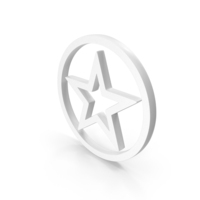 Star Icon White PNG & PSD Images