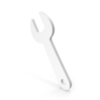Wrench White Icon PNG & PSD Images