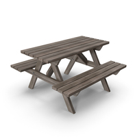 Picnic Table Brown PNG & PSD Images