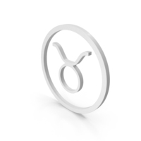 Taurus White Icon PNG & PSD Images