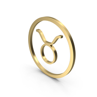 Taurus Golden Icon PNG & PSD Images