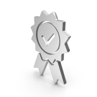 Badge With Tick Mark Symbol PNG & PSD Images