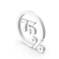 Circle 75 Percentage PNG & PSD Images