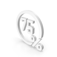 Circle Percentage 75 PNG & PSD Images