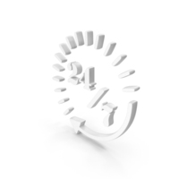 Round Clock Time 24x7 Symbol PNG & PSD Images