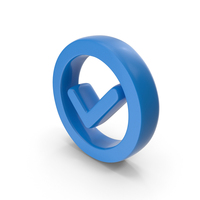 Tick Mark In Circular Frame Symbol PNG & PSD Images
