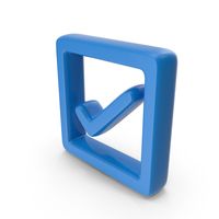 Tick Correct In Square Frame PNG & PSD Images