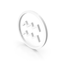 Aquarius Icon White PNG & PSD Images