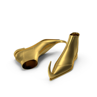 Witch Boots Gold PNG & PSD Images