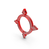 Arrow Boarder Icon Glass PNG & PSD Images