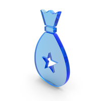 Bag Money Icon Glass PNG & PSD Images
