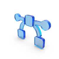 Bezier Curve Icon Glass PNG & PSD Images
