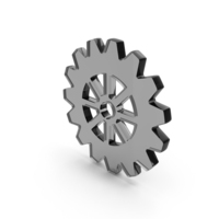 Gear Symbol Glass PNG & PSD Images