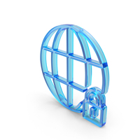 Global Security Icon Glass PNG & PSD Images