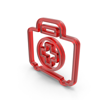 Glass First Aid Kit Icon PNG & PSD Images