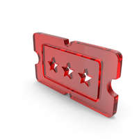 Glass Ticket Icon PNG & PSD Images