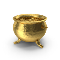 Witches Cauldron  Gold PNG & PSD Images
