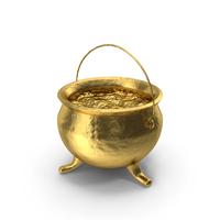 Witches Cauldron Gold PNG & PSD Images