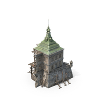 Renaissance Ruined Castle PNG & PSD Images