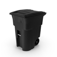 Garbage Can Black Clean PNG & PSD Images