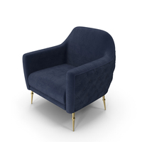 Blue Armchair PNG & PSD Images