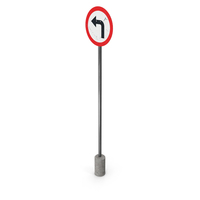 Turn Left Sign PNG & PSD Images