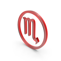 Glass Scorpio Sign PNG & PSD Images