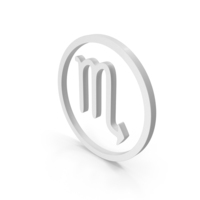 White Scorpio Sign PNG & PSD Images