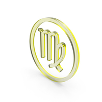 Virgo Glass Icon PNG & PSD Images