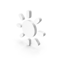 Sun Icon White PNG & PSD Images