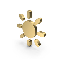 Gold Sun Icon PNG & PSD Images