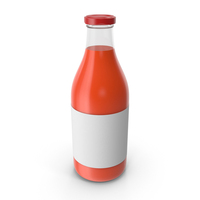 Tomato Juice Bottle PNG & PSD Images