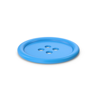 Blue Cloth Button PNG & PSD Images